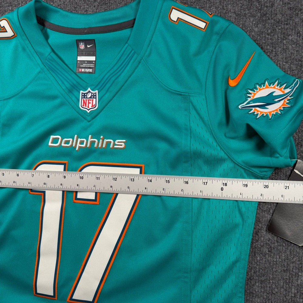 Nike Miami Dolphins Jersey Womens Medium Aqua Ryan Tannehill 17 NFL On Field - Picture 10 of 12